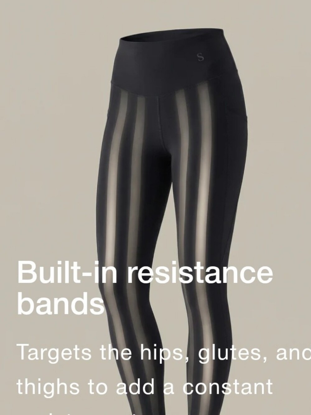 Skinnify Resistance Band Wide Leg Pants